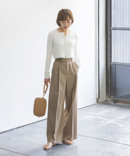 ELENI ELENI×THENIME ラッセルジップカーディガン ELENI ELENI×THENIME ラッセルジップカーディガン