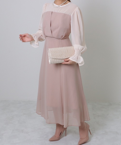 Lace Ladies クラッチバッグ パーティーバッグ 2WAY ギャザー
