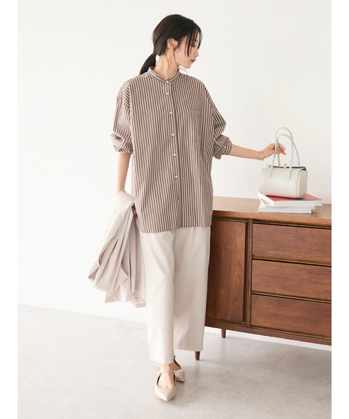 ブラウス シャツ ローバンドカラープルオーバー レディース CRAFT STANDARD BOUTIQUE ブラウス シャツ 「追加7」バンド