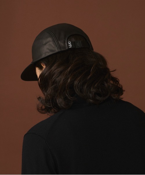 arth キャップ 帽子 Leather Jetcap / アース メンズ : ZOZOTOWN