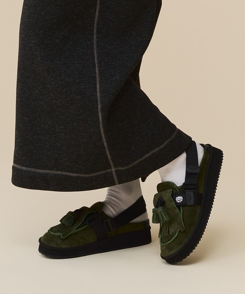 SHAKA（シャカ） サンダル ミュール SHAKA MOC MULE TASSEL SUEDE