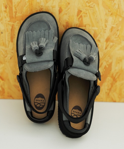 SHAKA（シャカ） サンダル ミュール SHAKA MOC MULE TASSEL SUEDE