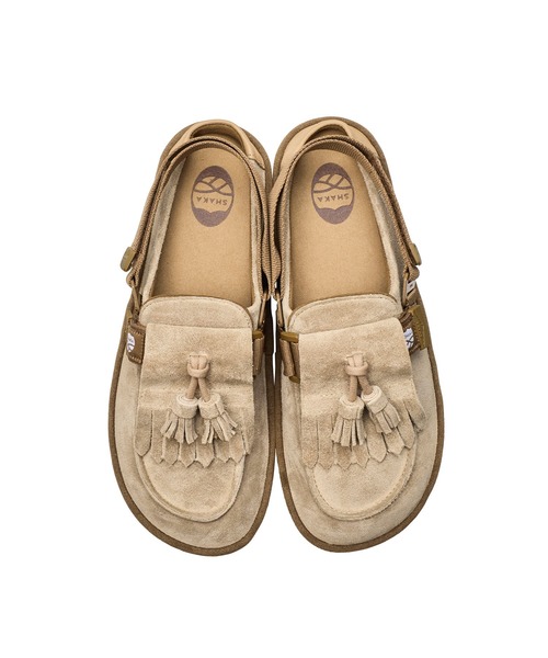 SHAKA サンダル MOC MULE TASSEL SUEDE モック ミュール