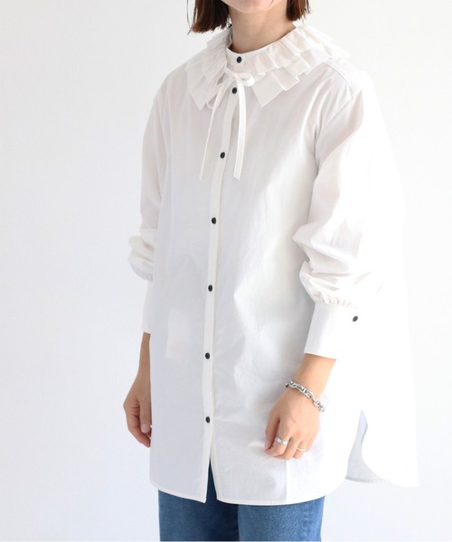 cepo（セポ） ブラウス シャツ 「2way」フリルネックブラウス