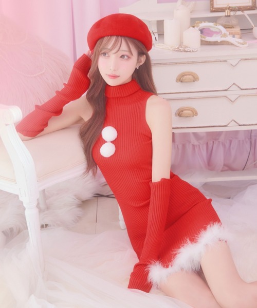 コスプレ ワンピースドレスサンタコスプレ「サンタコス 4点セット」_2