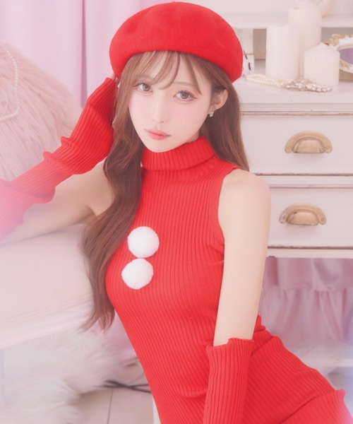 コスプレ ワンピースドレスサンタコスプレ「サンタコス 4点セット」_6