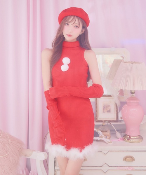 コスプレ ワンピースドレスサンタコスプレ「サンタコス 4点セット」_9