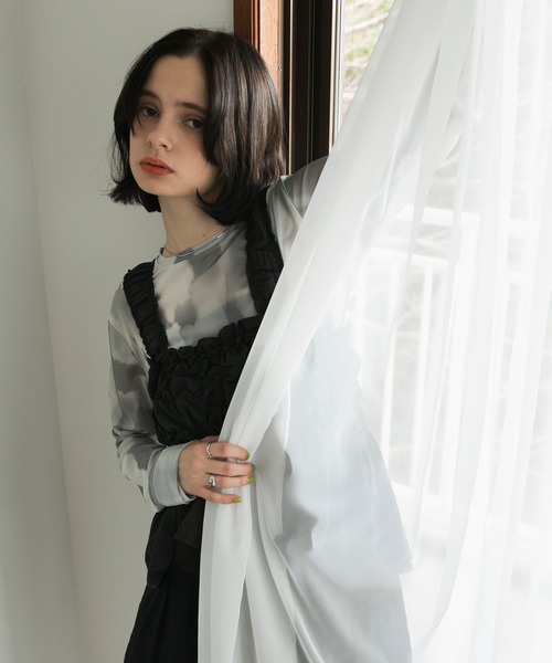 forksy.（フォルクシー） tシャツ 「forksy.」水彩アート総柄パワー 