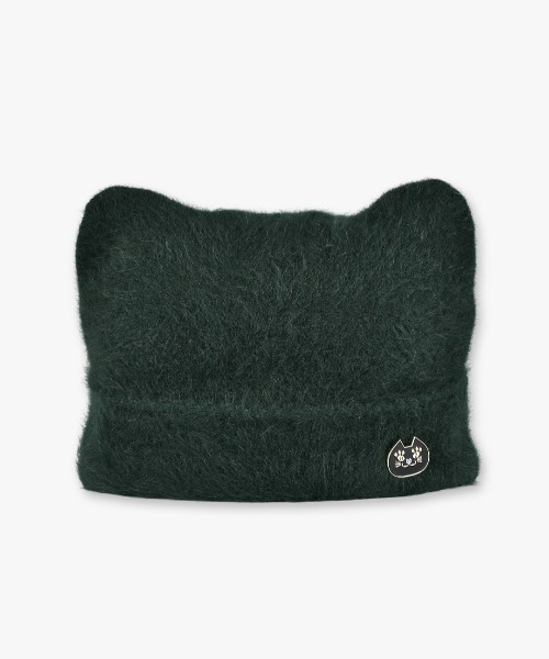 ANNA SUI（アナスイ） ニット帽 ニットキャップ アンゴラ猫ワッチ