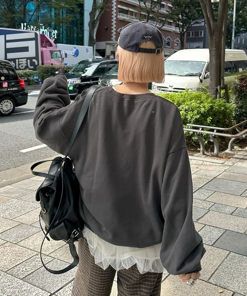 Alley Tokyo トレーナー スウェット いっぱいダメージBIGスウェット