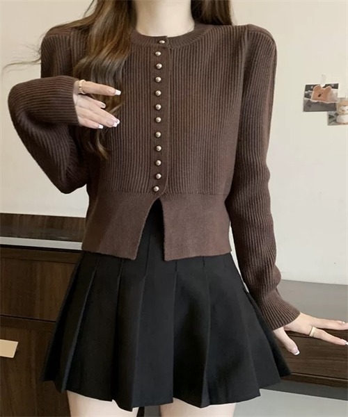 Dream garden（ドリームガーデン） カーディガン シルバーボタンニット