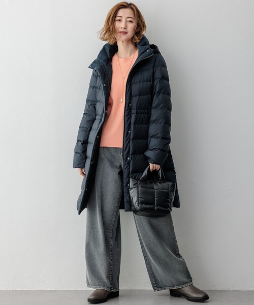 ニット セーター 「洗える」ウールカシミヤ クルーネック レディース