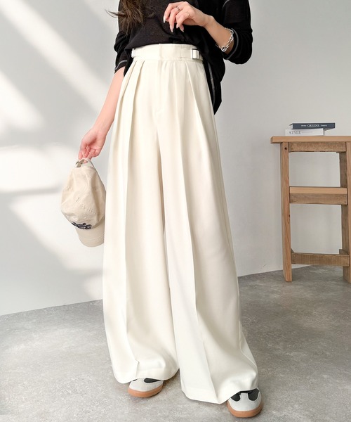 classicalelf パンツ 上品なシルエットの優秀パンツ♪サイド