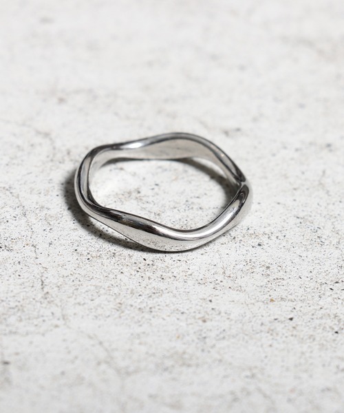ANCHOR（アンカー） 指輪 リング wave サージカル リング 4mm