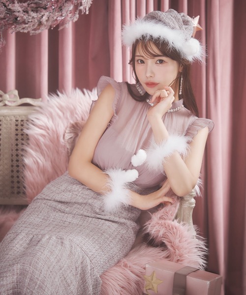 sugar nine コスプレ シースルーツイードサンタコスプレ「サンタコス 4