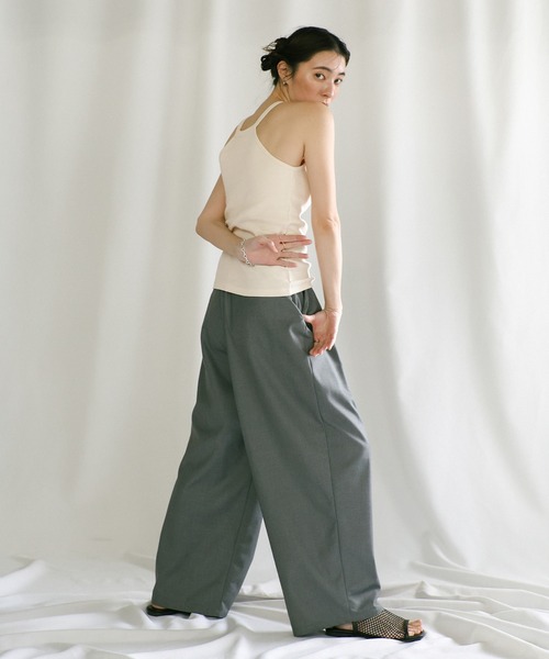Sacre サクレ カップ付きタンクトップ M ブラック モカグレー 2枚セット SACRE カップ付タンク (19SCR041)｜ MARcourt ONLINE STORE
