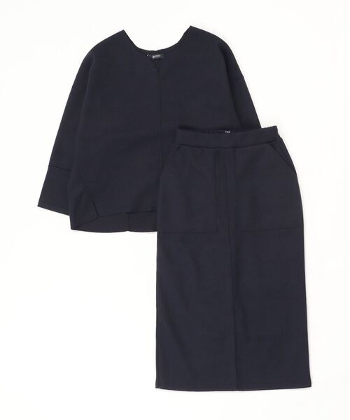 NANO universe（ナノ・ユニバース） セットアップ FREE ネイビー