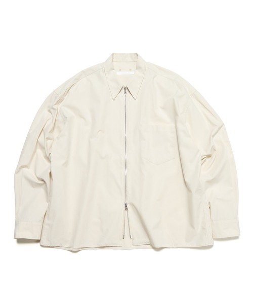 SOPHNET.（ソフネット） シャツ ORGANIC COTTON ZIP SHIRT メンズ