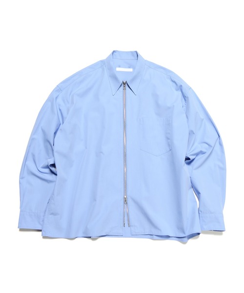 SOPHNET.（ソフネット） シャツ ORGANIC COTTON ZIP SHIRT メンズ