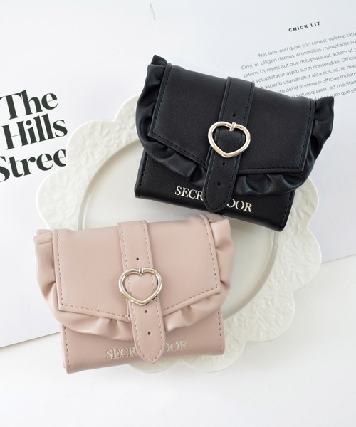 SecretDoor（シークレットドア） 財布 フリル ハート ボックスコイン