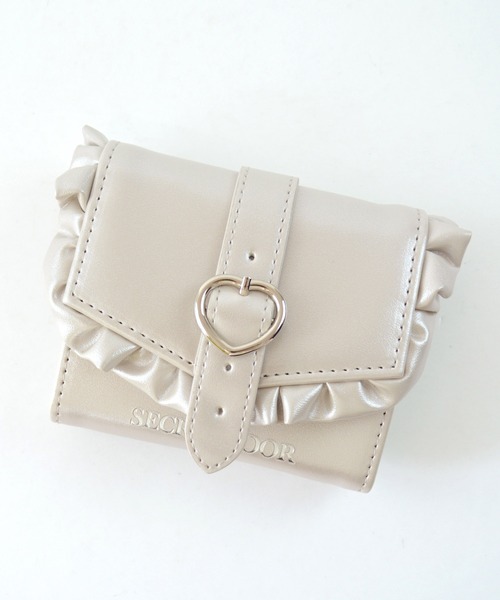 SecretDoor（シークレットドア） 財布 フリル ハート ボックスコイン