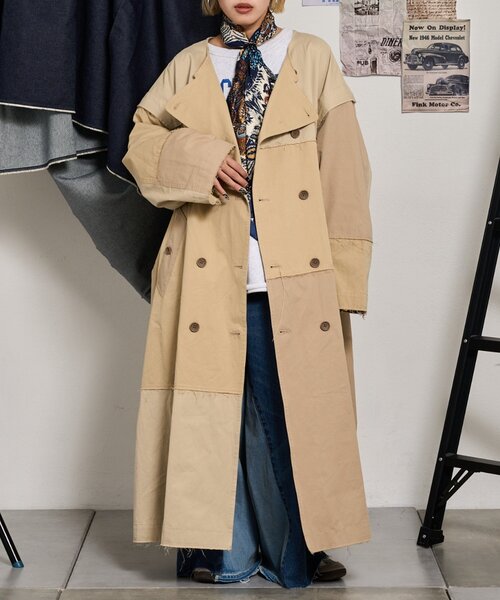 etsinta（エシンタ） トレンチコート コート 「etsinta」2WAYジレ