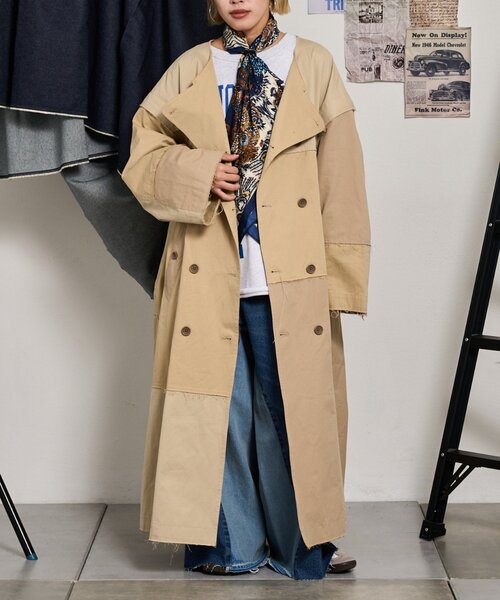 etsinta（エシンタ） トレンチコート コート 「etsinta」2WAYジレ