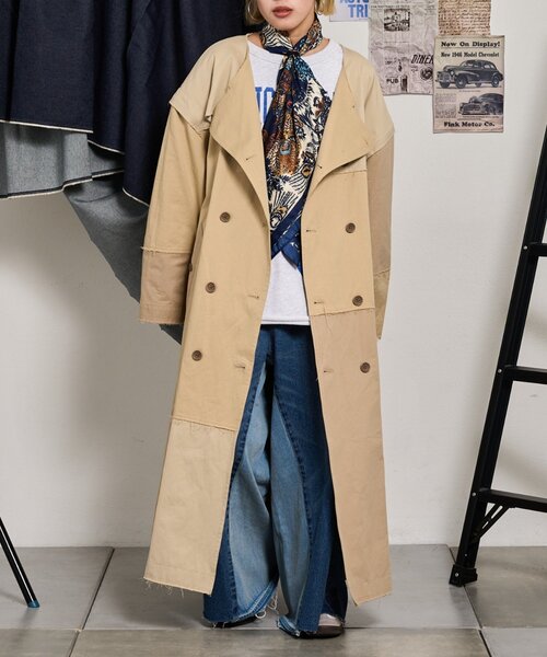 etsinta（エシンタ） トレンチコート コート 「etsinta」2WAYジレ