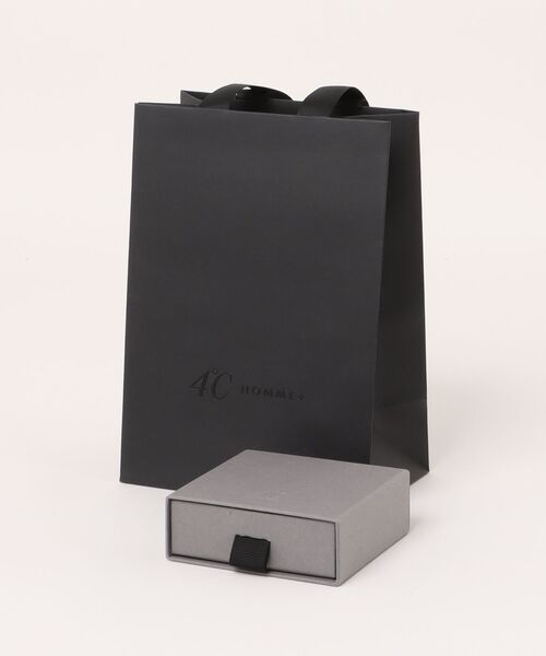 4℃ HOMME+（ヨンドシーオムプラス） ネックレス シルバー コイン