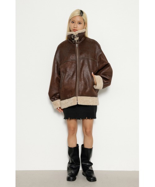 LAGUA GEM（ラグアジェム） コート FREE アイボリー レディース