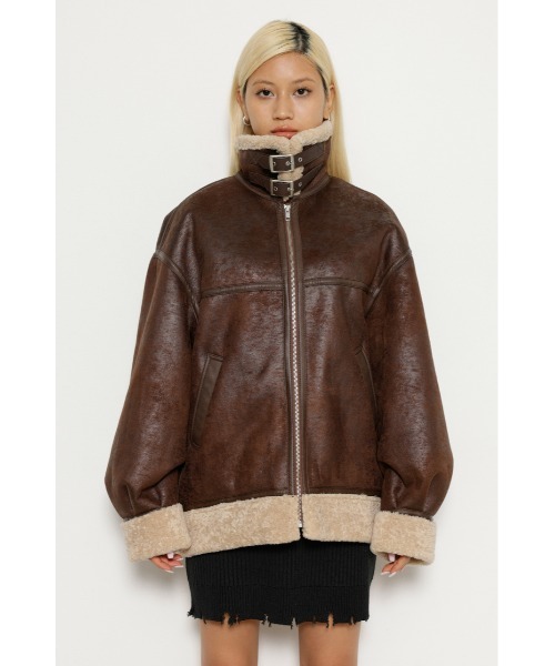 LAGUA GEM（ラグアジェム） コート FREE アイボリー レディース