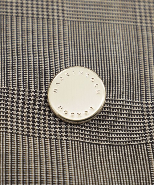 ジャケット テーラードジャケット 「DORMEUIL/ドーメル」「SUPER LITE TONIK」ダブルブレステッドグレンチェックブレザー メンズの画像