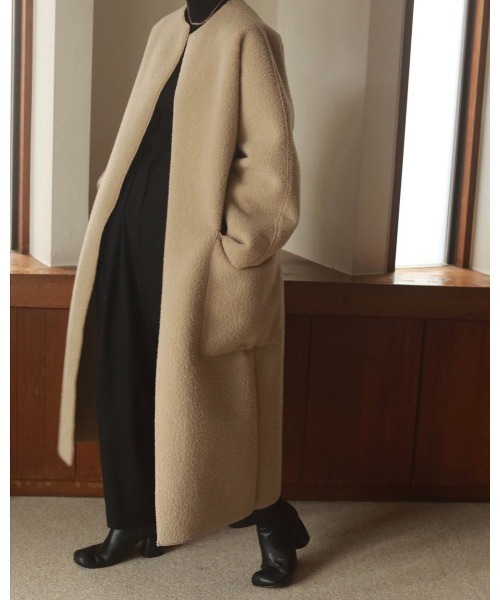TODAYFUL 「TODAYFUL」 ノーカラーコート 38inch キナリ レディース