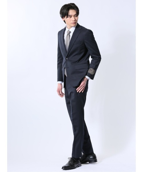 SUITIST セットアップ 「ウール混 ストレッチ」スーティスト 2ボタン2