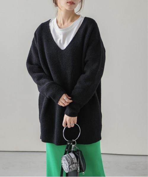 「SUGAR BISKET」 「La-gemme」Vネックニット フリー ベージュ レディース_画像2