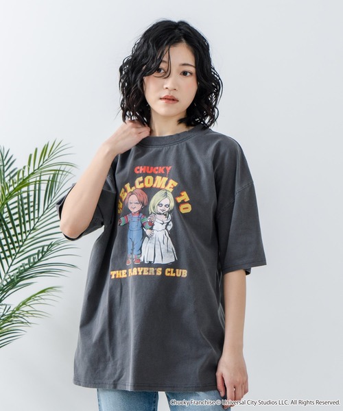 【チャッキー】Tシャツ③  Lサイズ LB/S tシャツ 「Child's Play/チャイルドプレイ」オリジナル