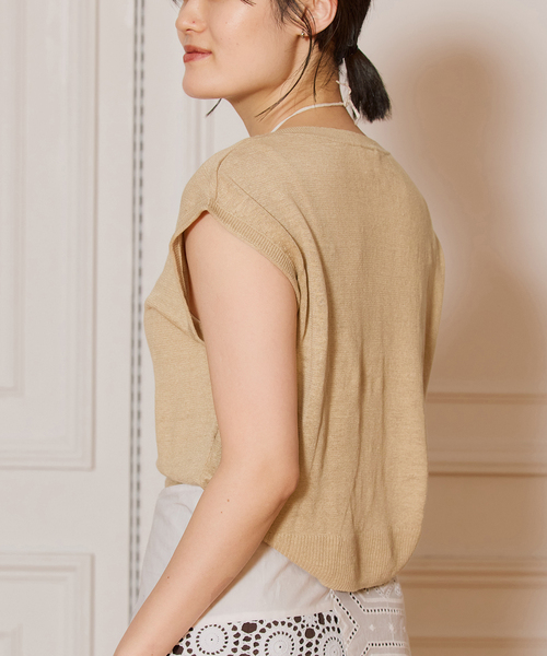 【IENA LA BOUCLE】Bizarre ロングスリーブプルオーバー 新品 IENA LA BOUCLE】Bizarre ロングスリーブプルオーバー 新品