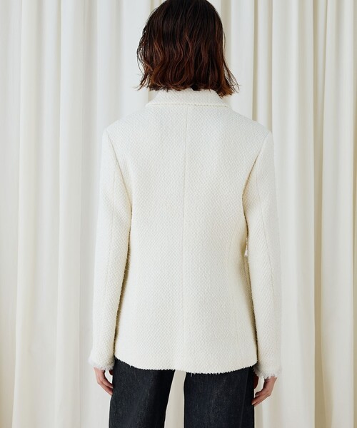 DES PRES ジャケット テーラードジャケット ツイストヤーンツイード