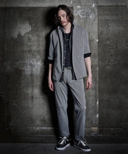 NICOLE CLUB FOR MEN コート ジャケット 7分袖イタリアンカラー