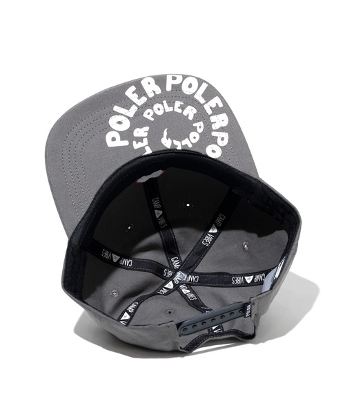 POLeR（ポーラー） キャップ 帽子 POLeR×GSC FURRY FONT COTTON 6P CAP