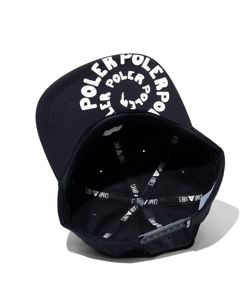POLeR（ポーラー） キャップ 帽子 POLeR×GSC FURRY FONT COTTON 6P CAP