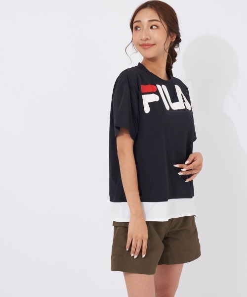 FILA（フィラ） ラッシュガード 「FILA/フィラ」半袖UVTシャツ/水陸