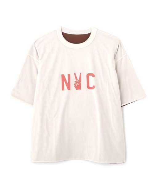 REMI RELIEF ロゴTシャツ オーバーサイズ ルーズTシャツ REMI RELIEF tシャツ RELIEF(レミレリーフ)別注40/- 天竺BIG