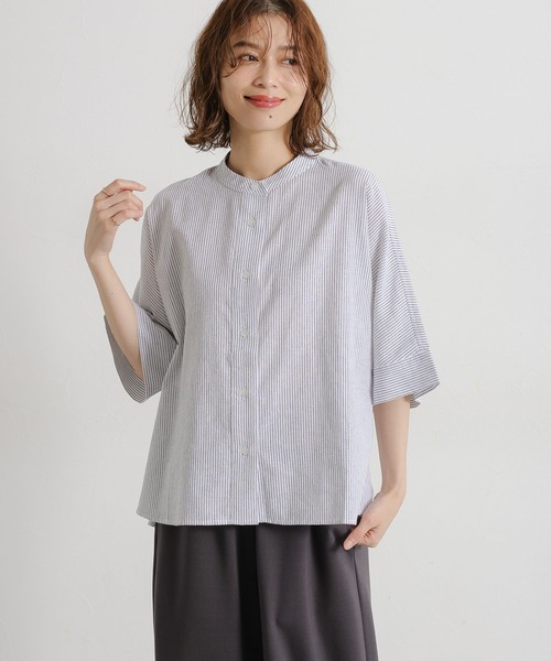 studio CLIP（スタディオクリップ） ブラウス シャツ シングルガーゼ