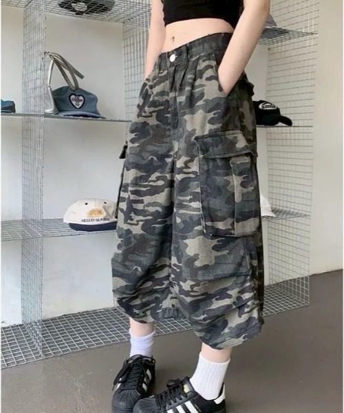 VIBGYOR ハーフパンツ パンツ 「LAMPOON」迷彩カーゴハーフパンツ