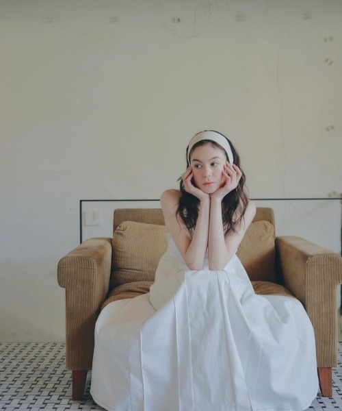 NOTRE emor（ノートルエモア） ジャンパースカート pleats denim