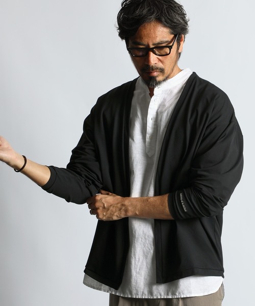 The DUFFER of ST.GEORGE カーディガン 「AIR FLEX」MOSS STITCH