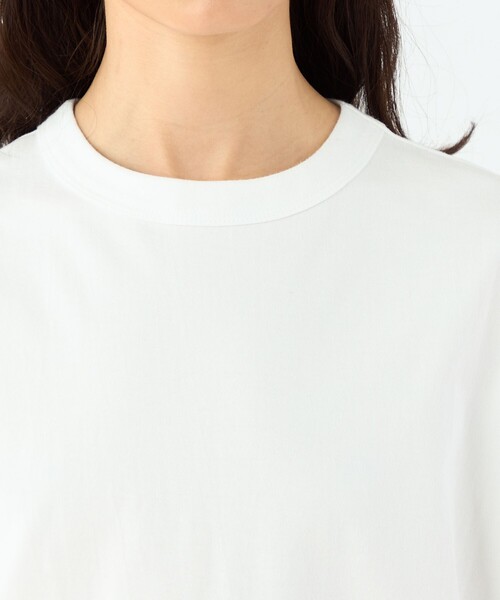 MACPHEE（マカフィー） tシャツ ジャージーステッチ キャップスリーブ