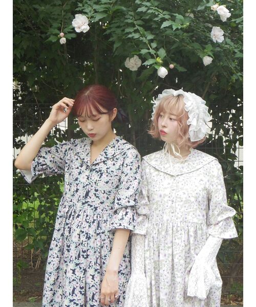 merry jenny（メリージェニー） ワンピース floralセーラーギャザー