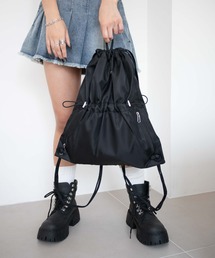 デイバック リュック WEGO/「25年春夏新作」ドロストデザインナップサック レディース｜ZOZOTOWN Yahoo!店